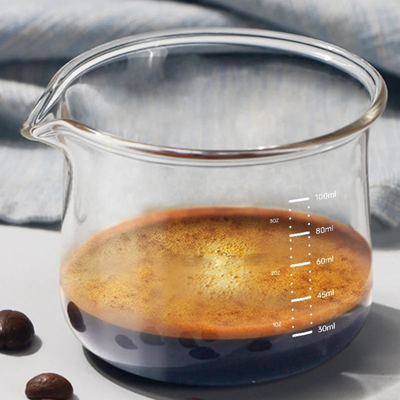 Glass Espresso Measuring Cup