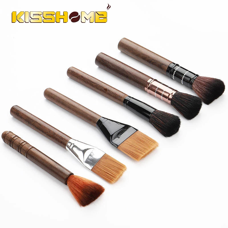 Ebony Rosewood Coffee Brush