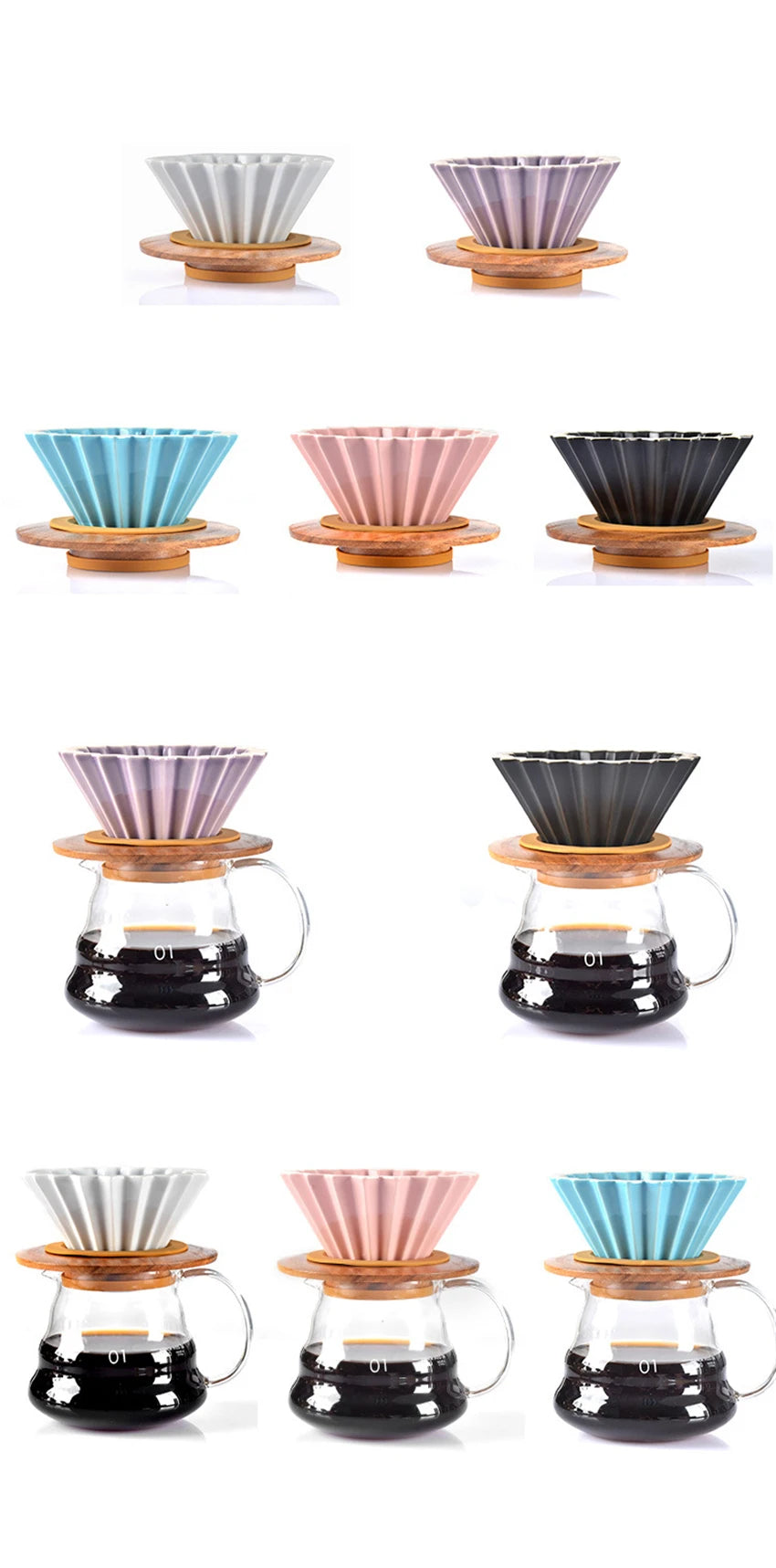 Ceramic Origami Coffee Filter
