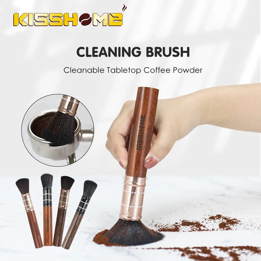 Ebony Rosewood Coffee Brush