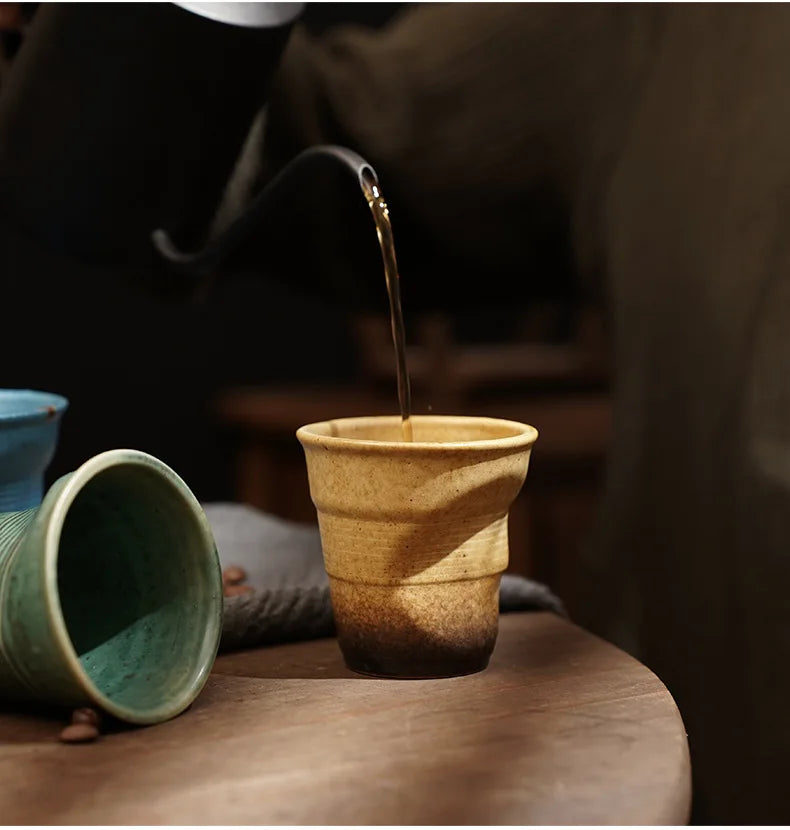 Retro Ceramic Espresso Cup