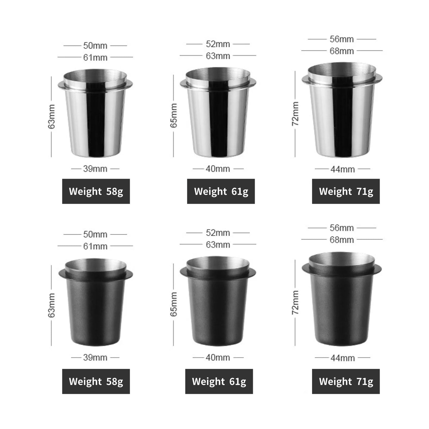 Stainless Steel Dosing Cup