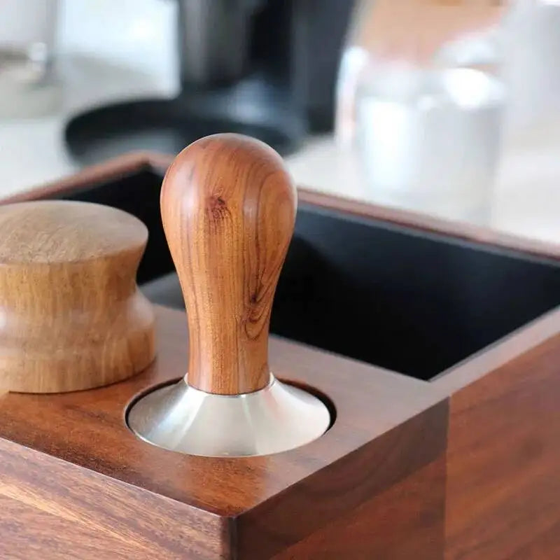 Wood-Handled Espresso Tamper