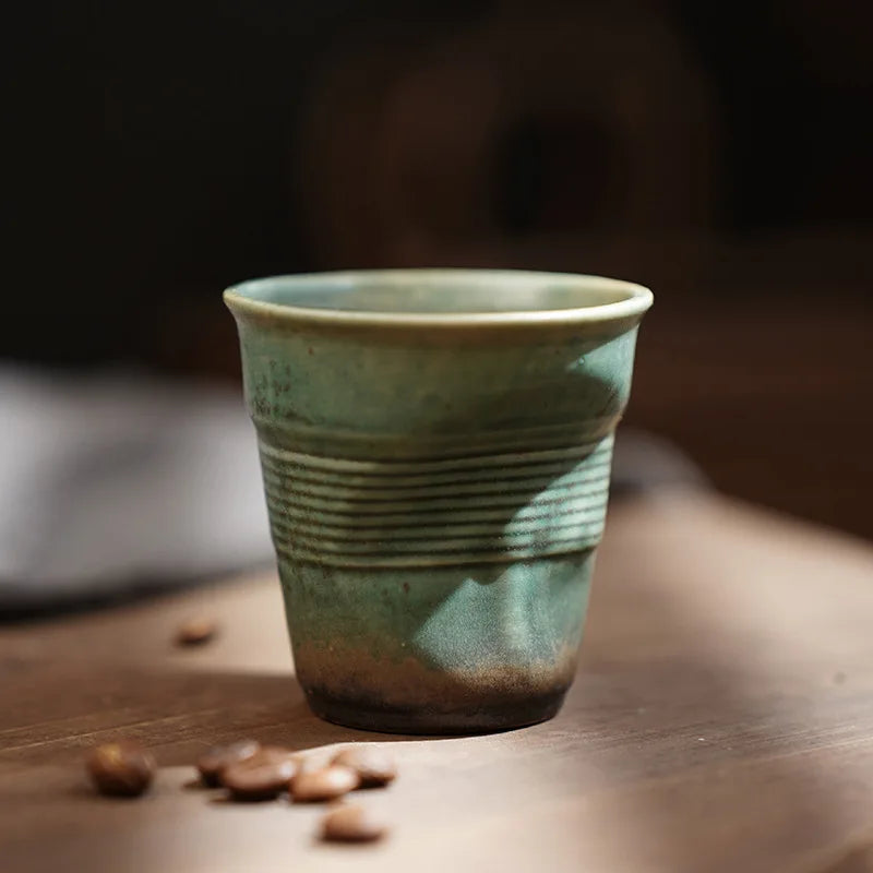 Retro Ceramic Espresso Cup