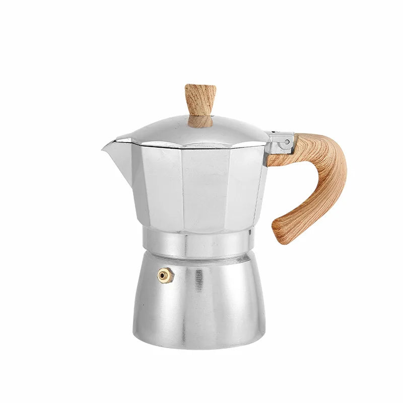 Manual Italian Mocha Coffee Pot Alloy Turkey Style Coffee Pot 150ml