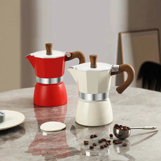 Manual Italian Mocha Coffee Pot Alloy Turkey Style Coffee Pot 150ml