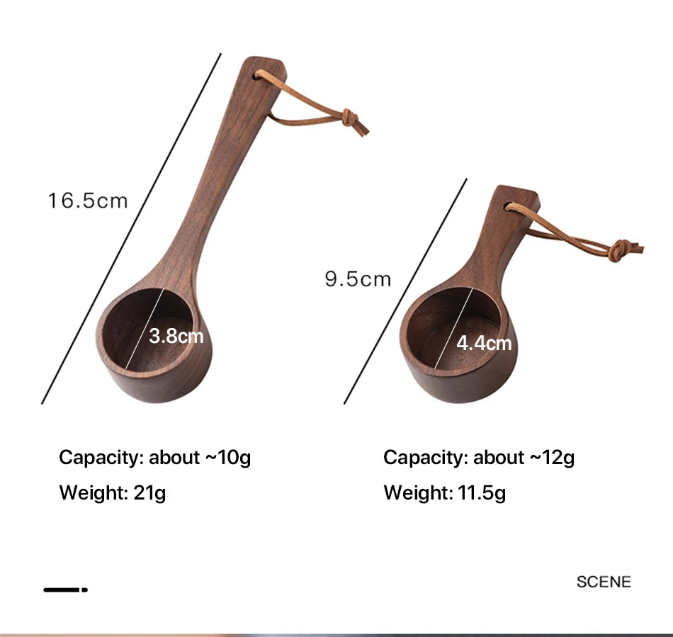Walnut Wood Coffee Scoop