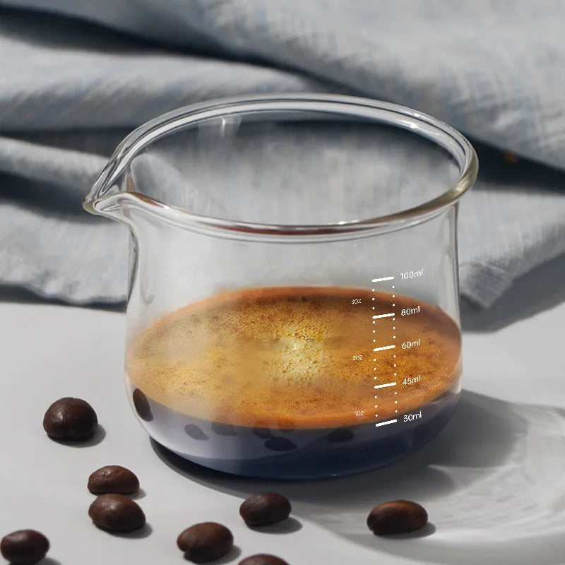 Glass Espresso Measuring Cup