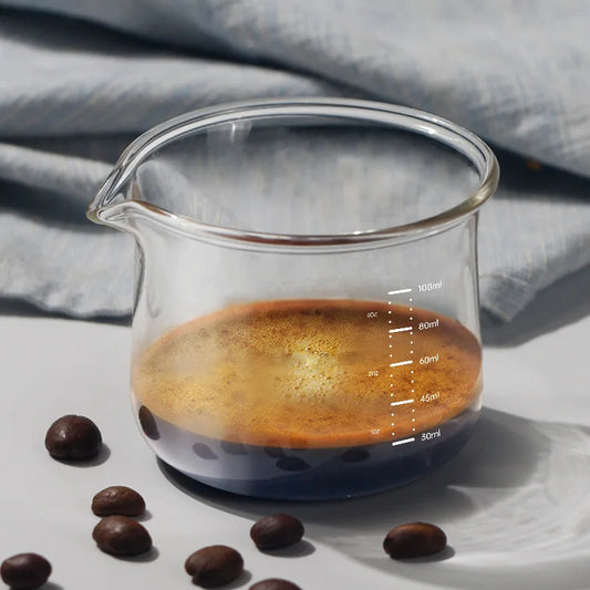 Glass Espresso Measuring Cup