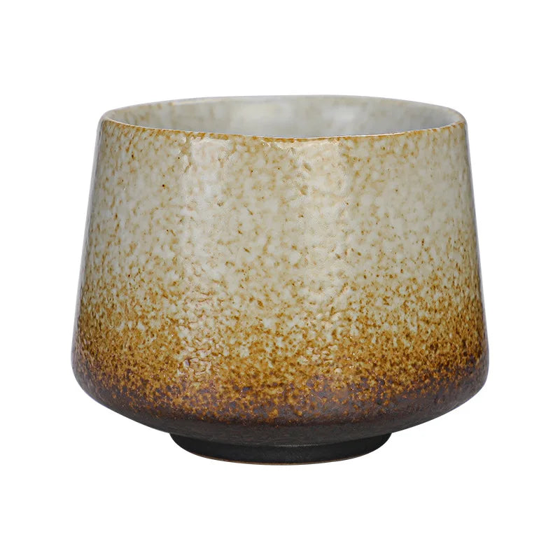 Retro Colorful Tea Cups 200ml Cute Coarse Ceramic Coffee Mugs