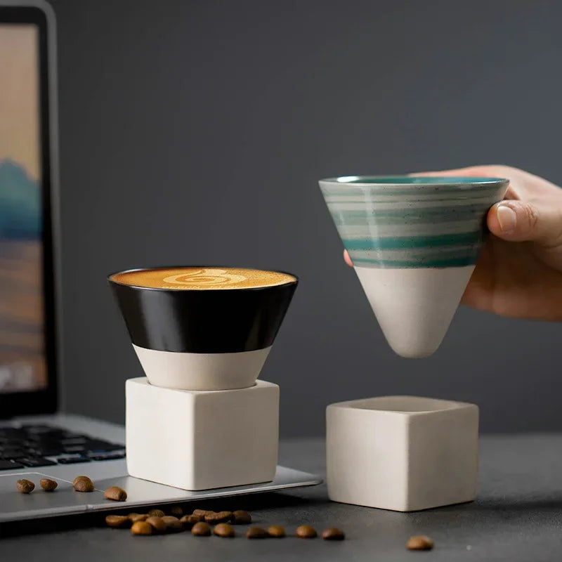 Hand-Painted Espresso Cup