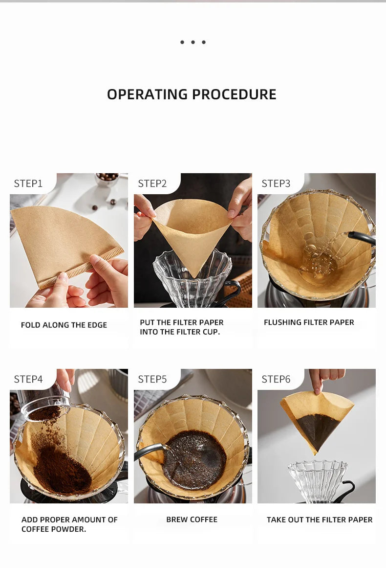 V-Shaped Coffee Filters