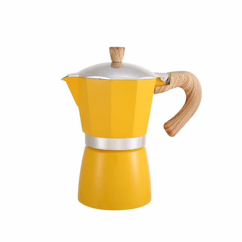 Manual Italian Mocha Coffee Pot Alloy Turkey Style Coffee Pot 150ml