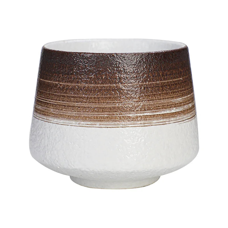 Retro Colorful Tea Cups 200ml Cute Coarse Ceramic Coffee Mugs