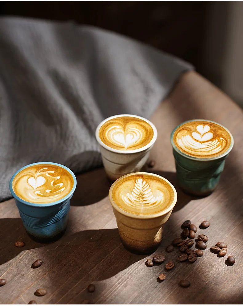 Retro Ceramic Espresso Cup