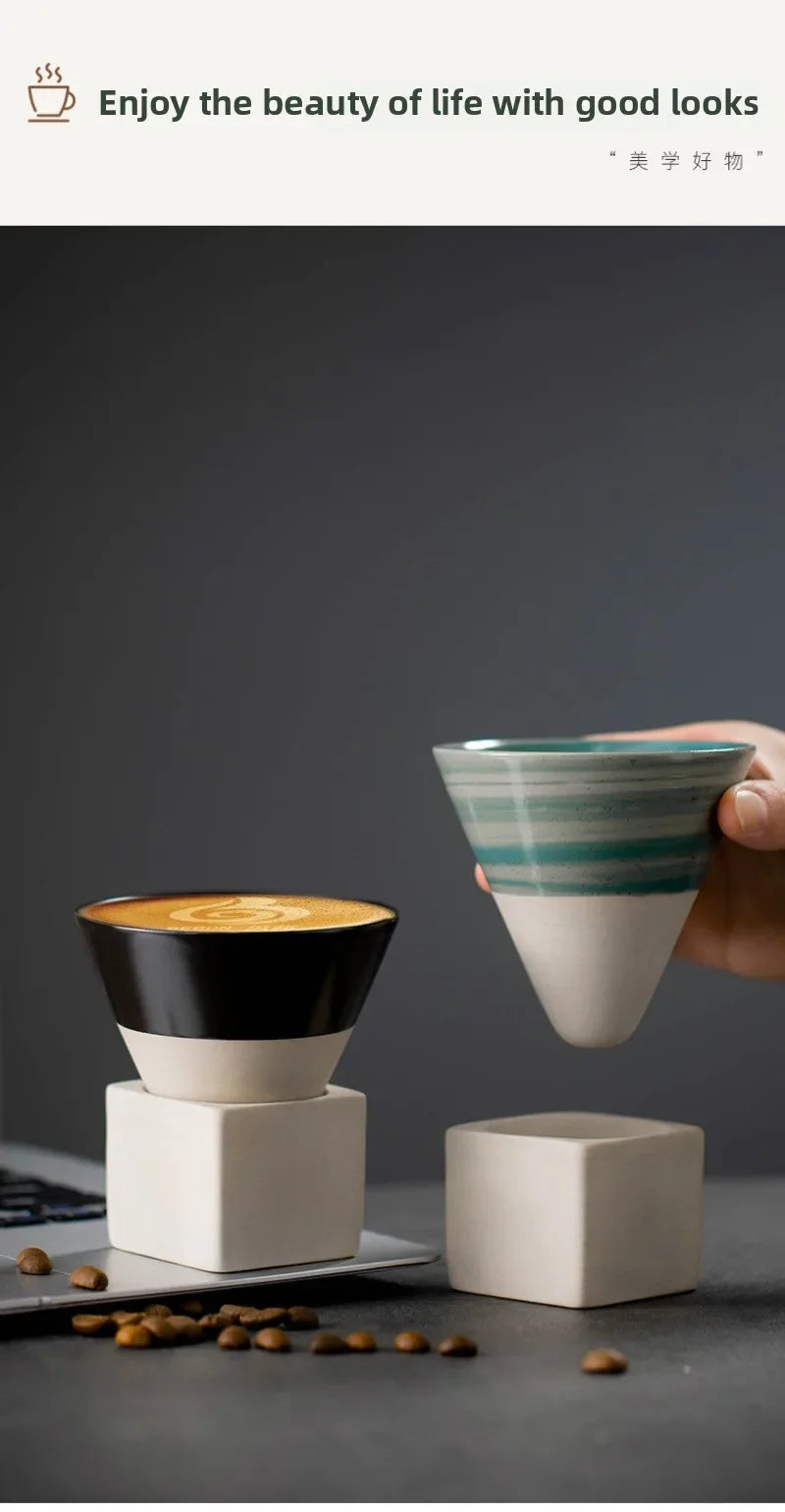 Hand-Painted Espresso Cup