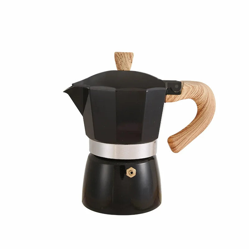 Manual Italian Mocha Coffee Pot Alloy Turkey Style Coffee Pot 150ml