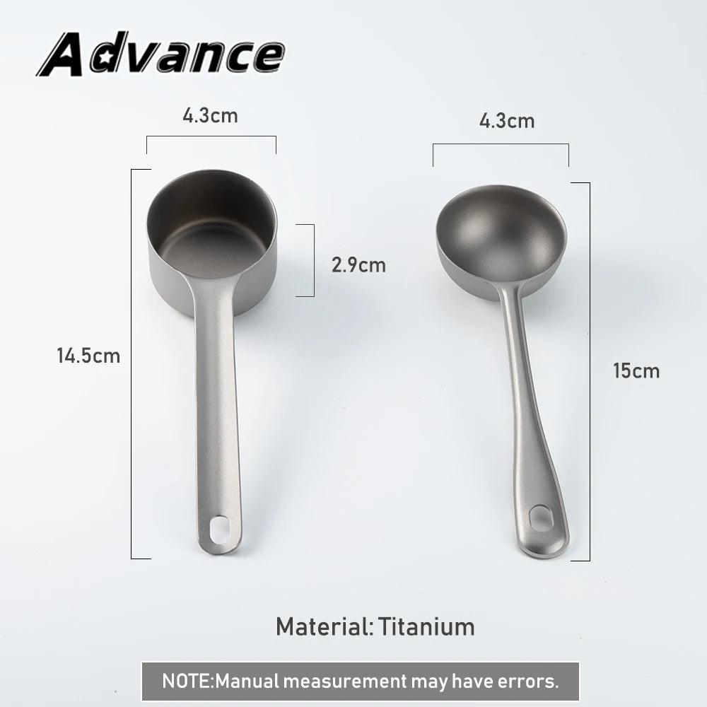 Titanium Coffee Bean Spoon