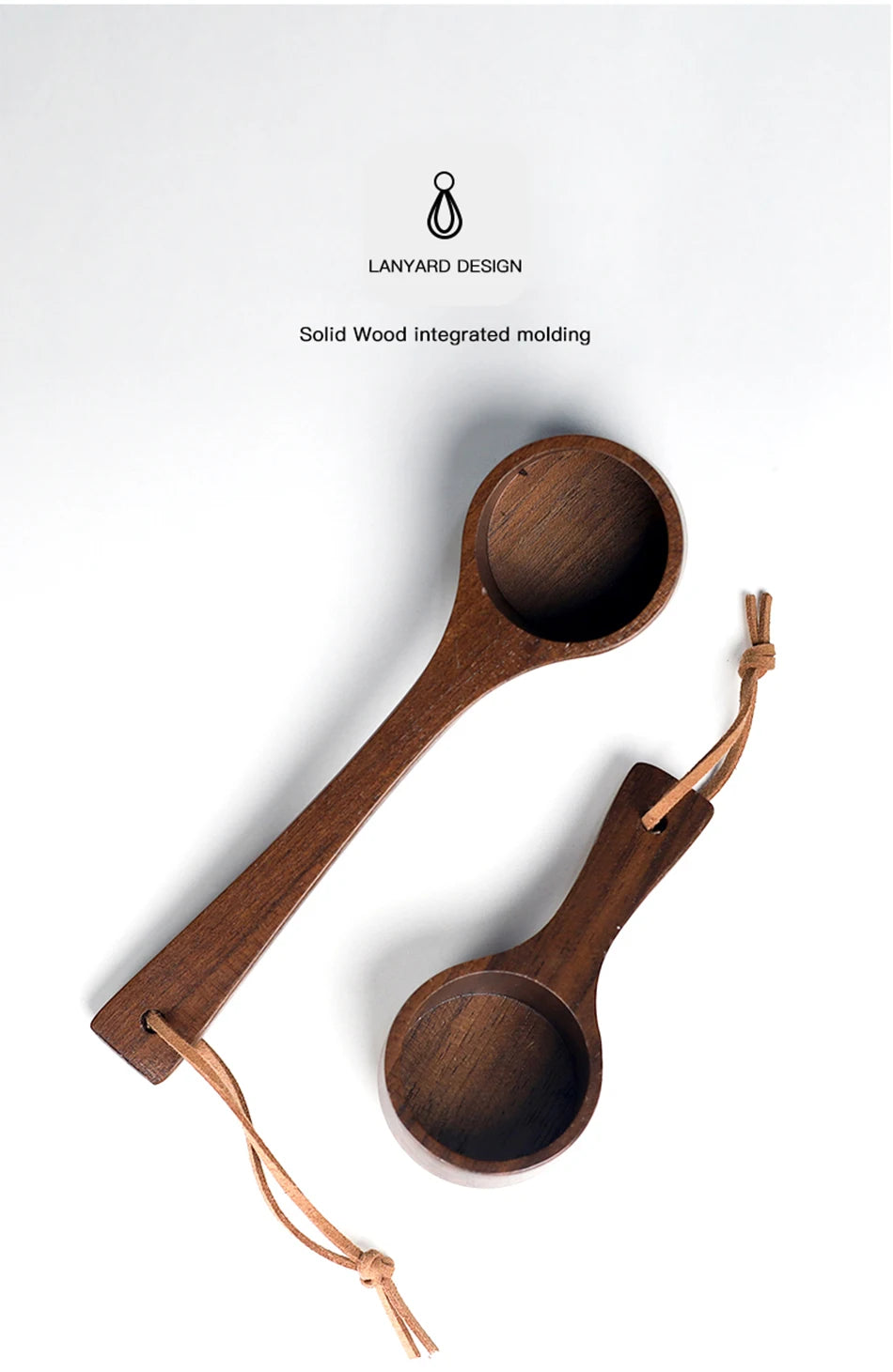 Walnut Wood Coffee Scoop