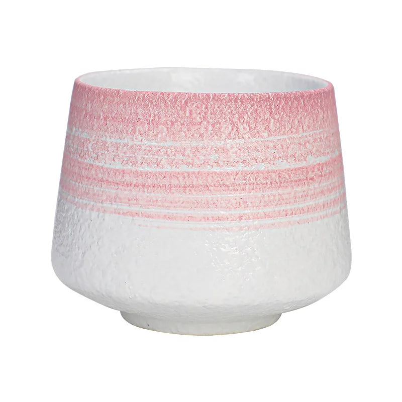 Retro Colorful Tea Cups 200ml Cute Coarse Ceramic Coffee Mugs