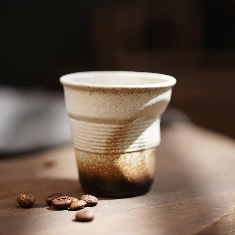 Retro Ceramic Espresso Cup