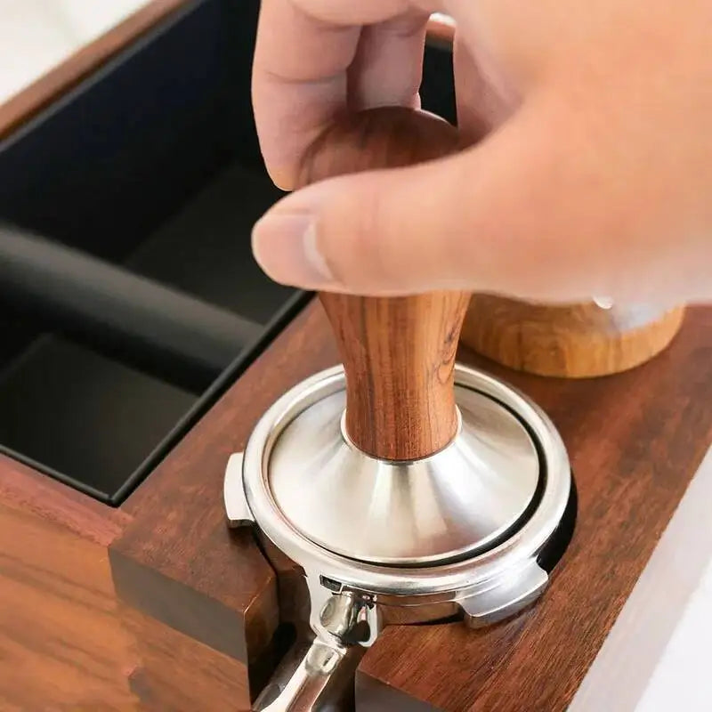 Wood-Handled Espresso Tamper