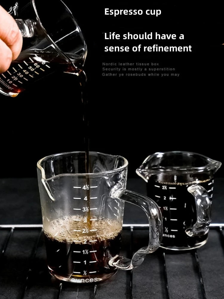 Espresso Glass Measuring Cup