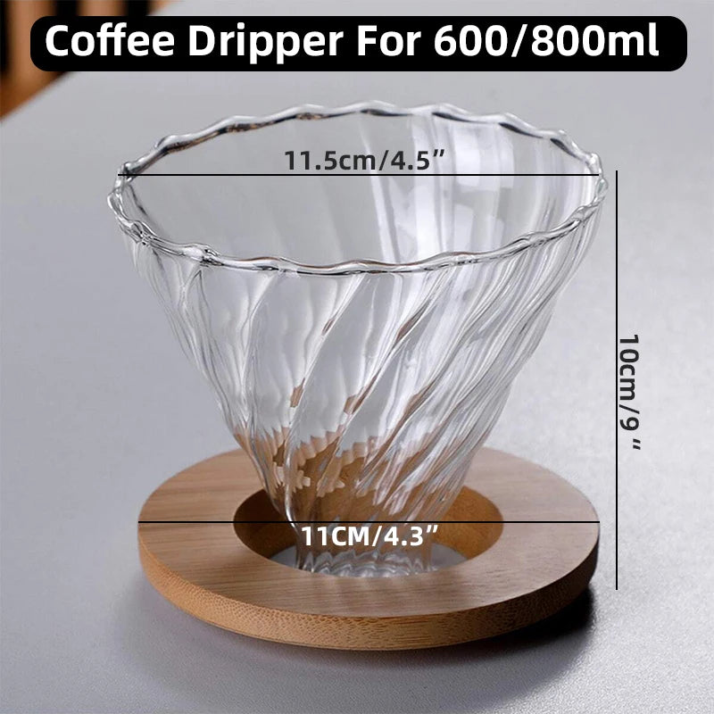 Glass Diamond Coffee Carafe