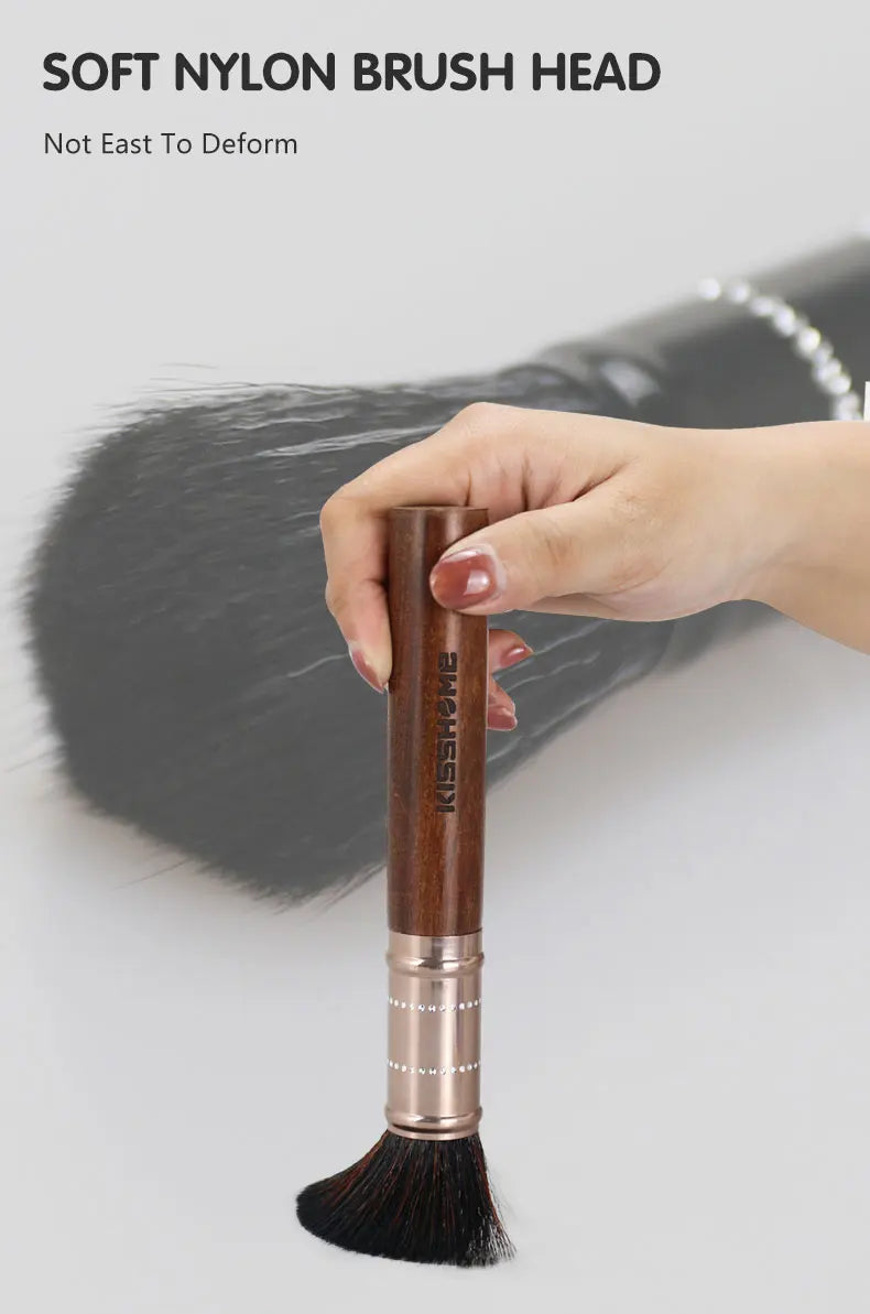 Ebony Rosewood Coffee Brush