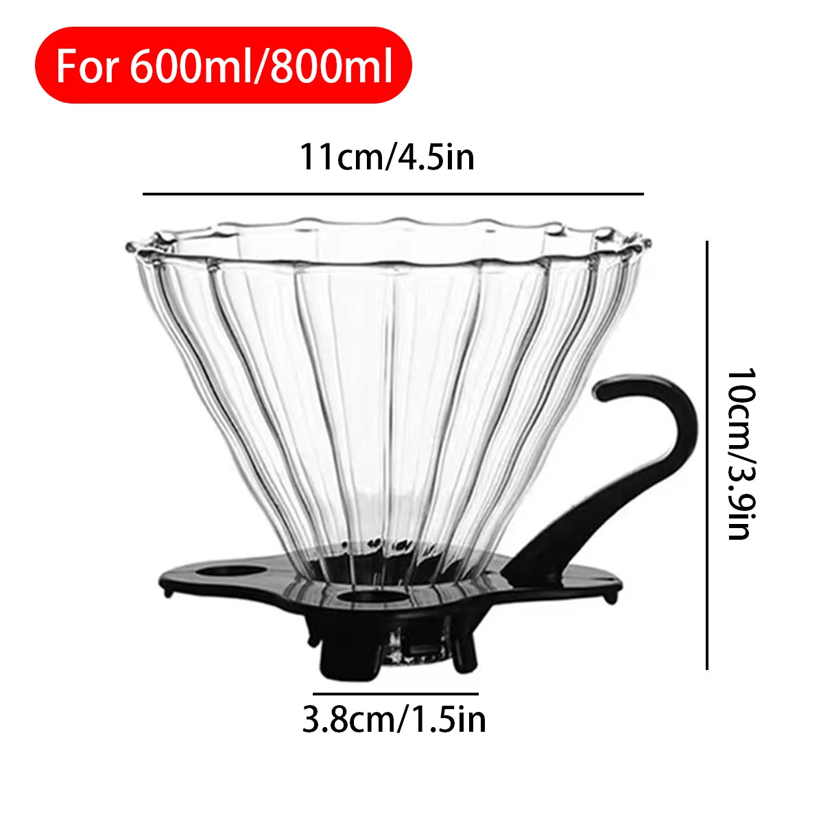 Glass Diamond Coffee Carafe