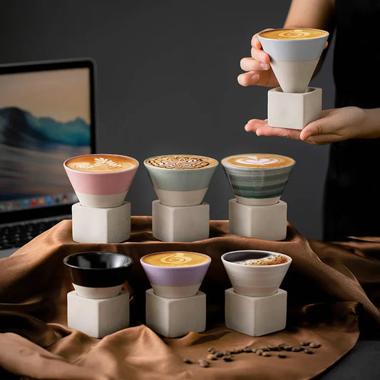 Hand-Painted Espresso Cup