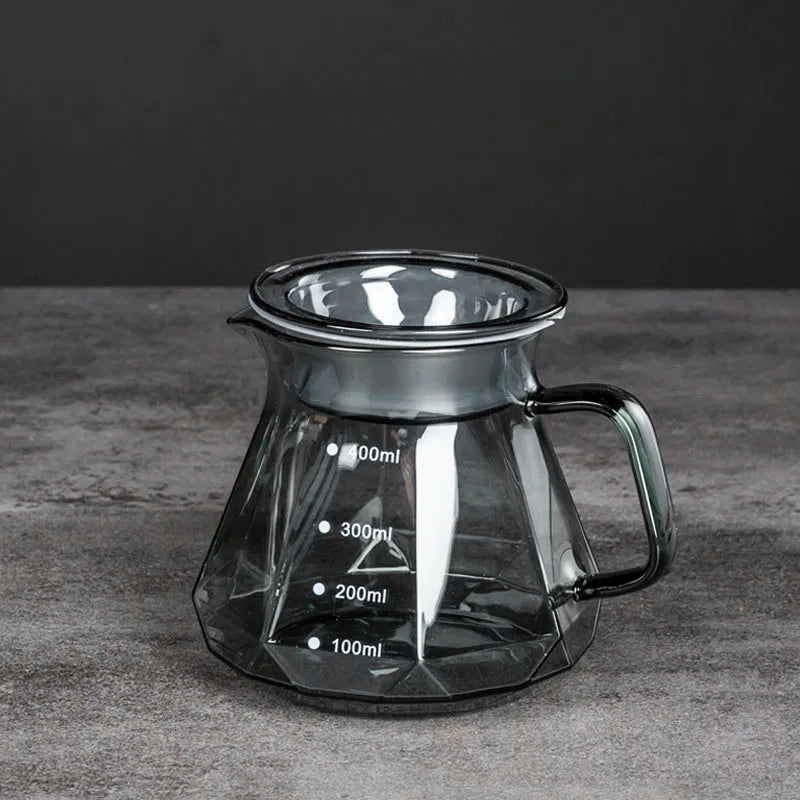 Glass Diamond Coffee Carafe