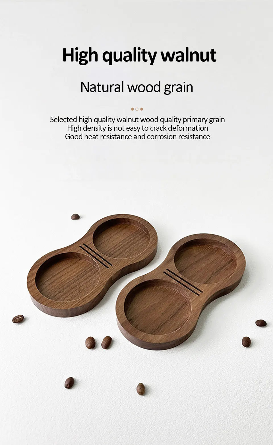 Walnut Coffee Tamper Station
