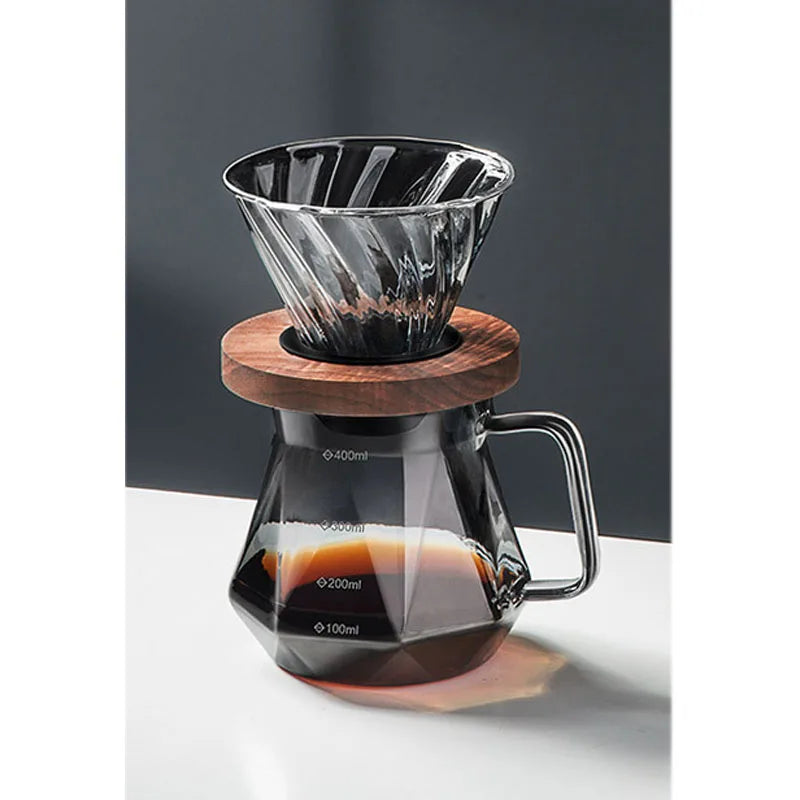 Glass Diamond Coffee Carafe