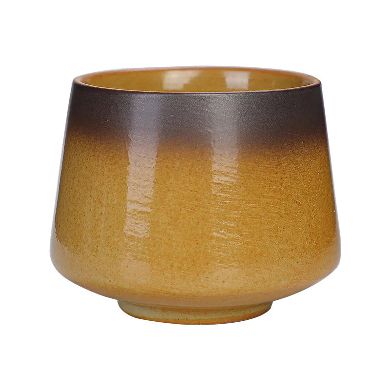 Retro Colorful Tea Cups 200ml Cute Coarse Ceramic Coffee Mugs