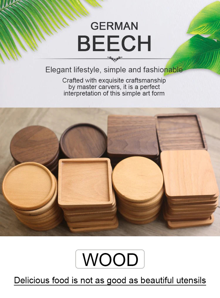 Wooden Drink Coasters