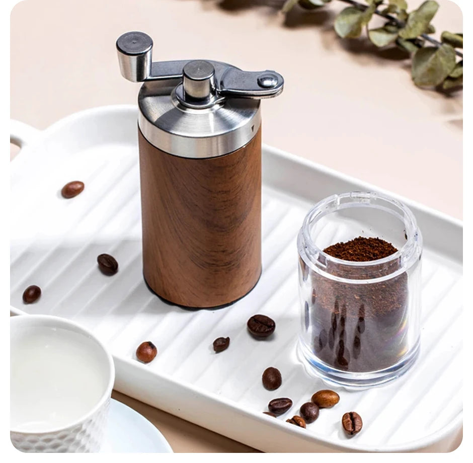 Portable Wood Hand Coffee Grinder