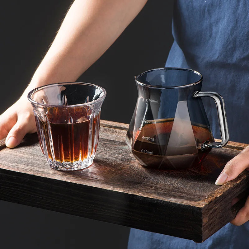 Glass Diamond Coffee Carafe