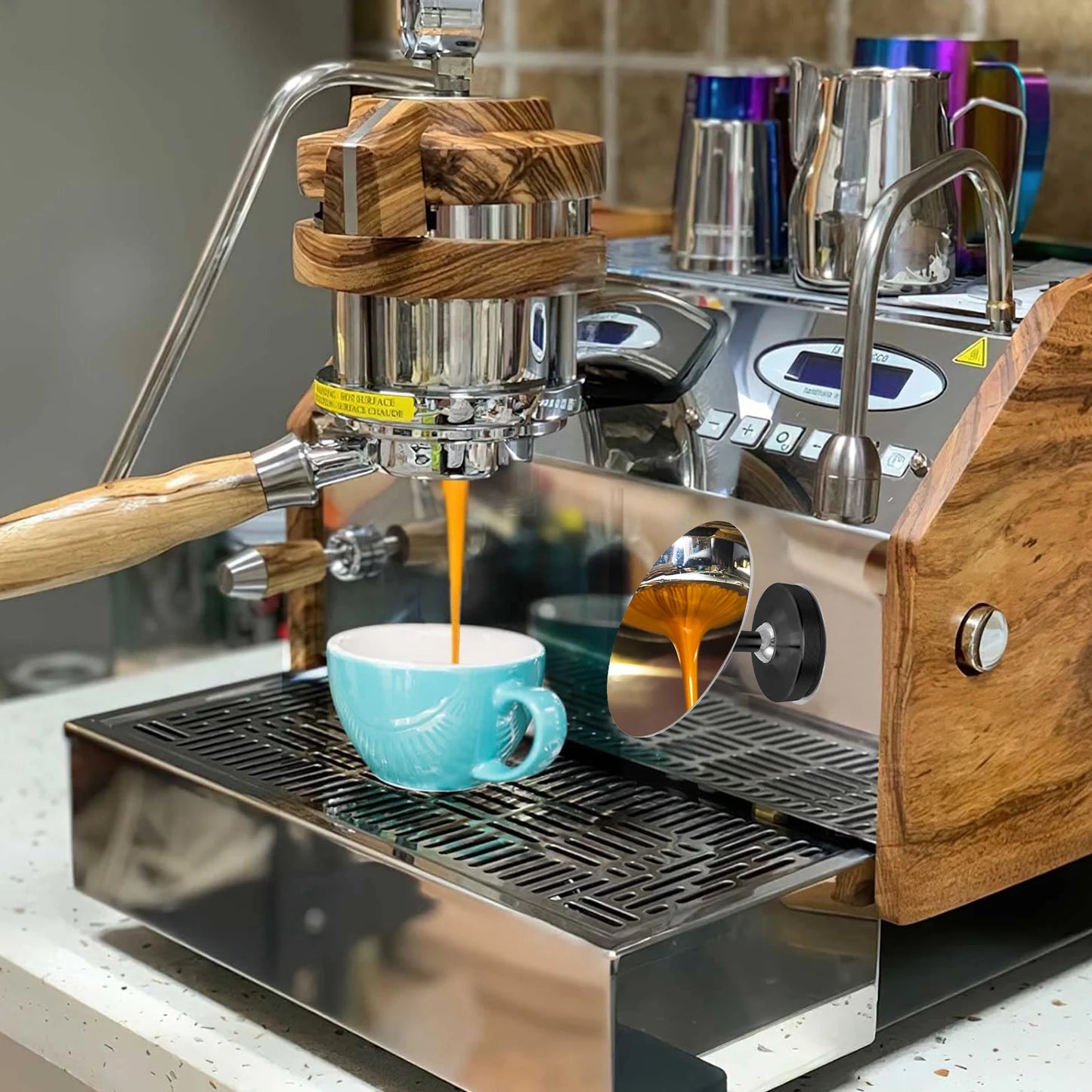 360° Espresso Observation Mirror