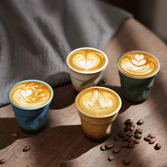 Retro Ceramic Espresso Cup