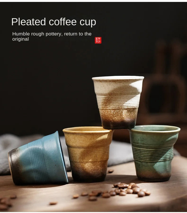Retro Ceramic Espresso Cup