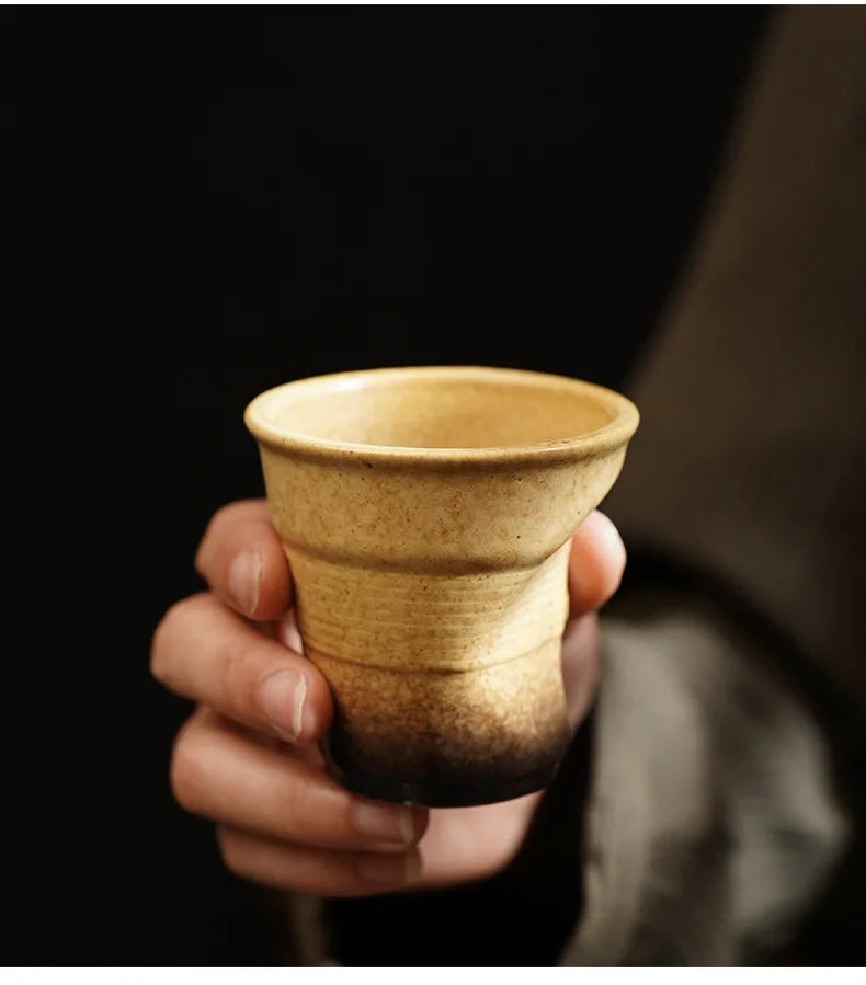 Retro Ceramic Espresso Cup