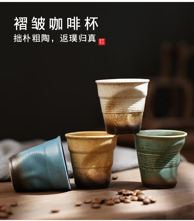 Retro Ceramic Espresso Cup