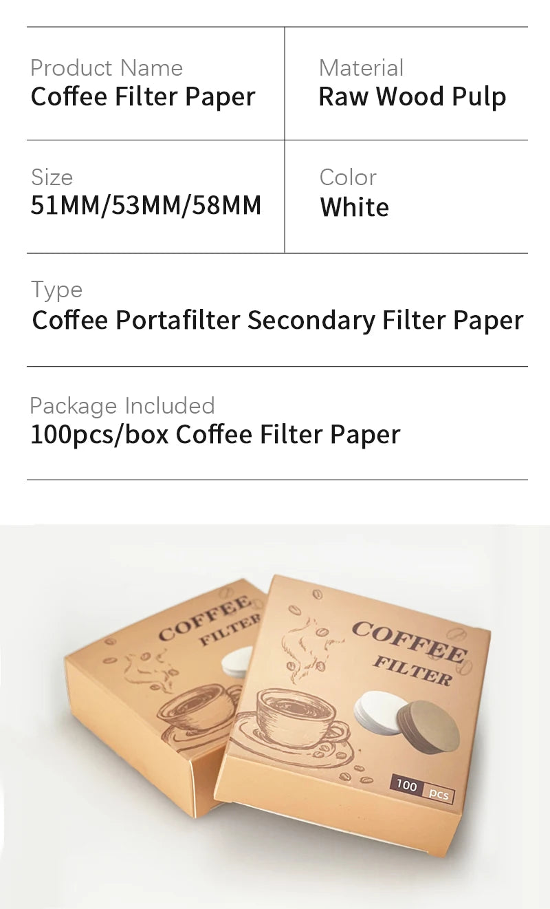 Espresso Filter Paper Set