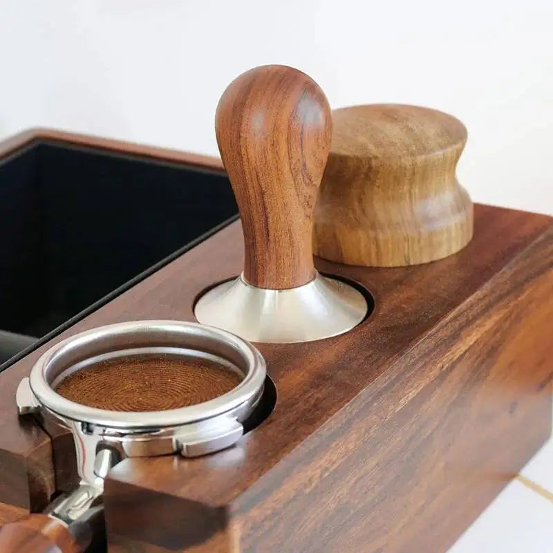 Wood-Handled Espresso Tamper
