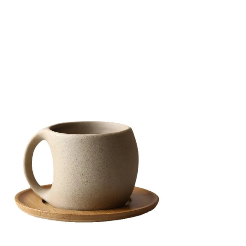 Ceramic Coffee Cup & Saucer