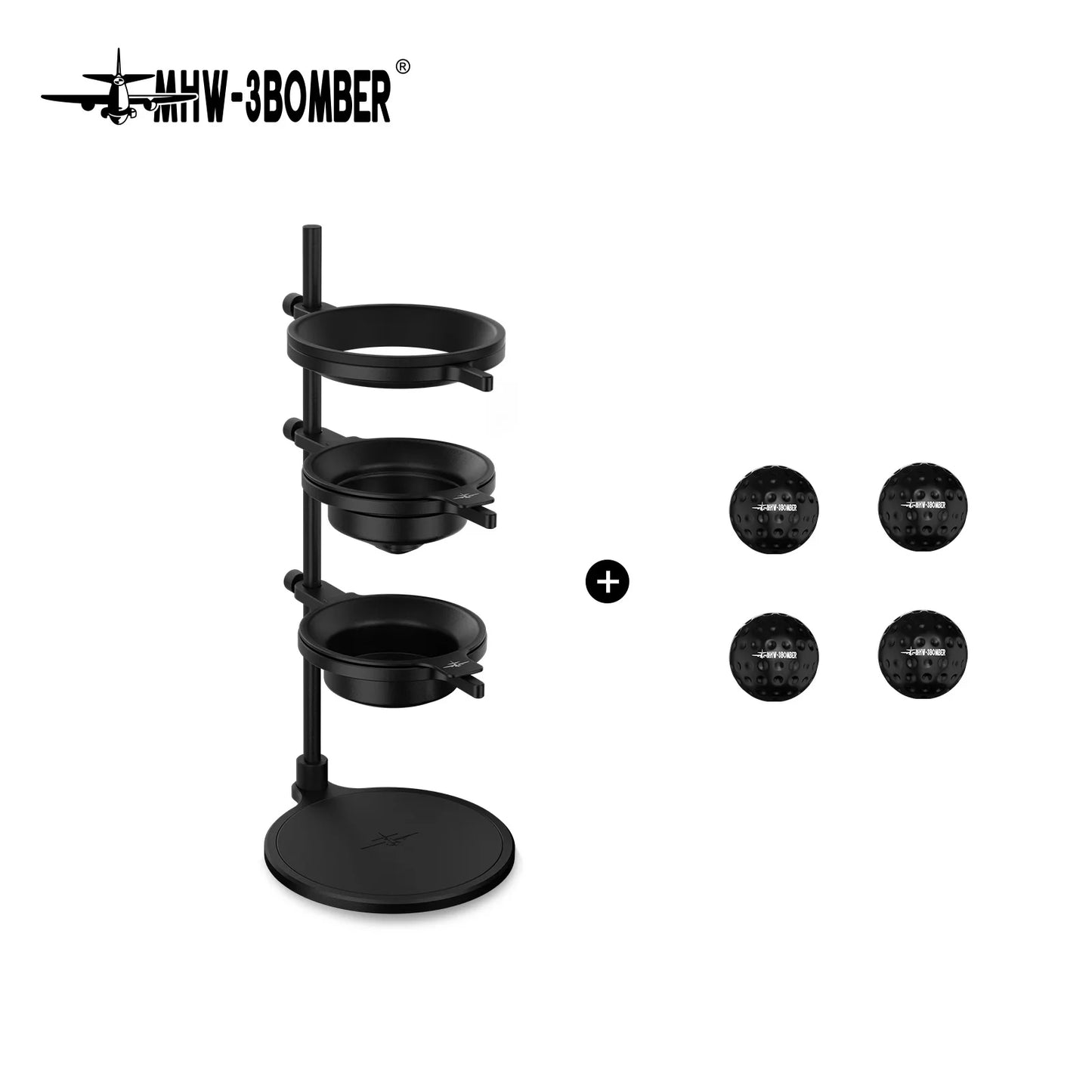 MHW-3BOMBER Pour Over Chilling Ball 2 Pack Coffee Frozen Ball for Pour Over Coffee Stainless Steel Ice Ball Home Barista Tools