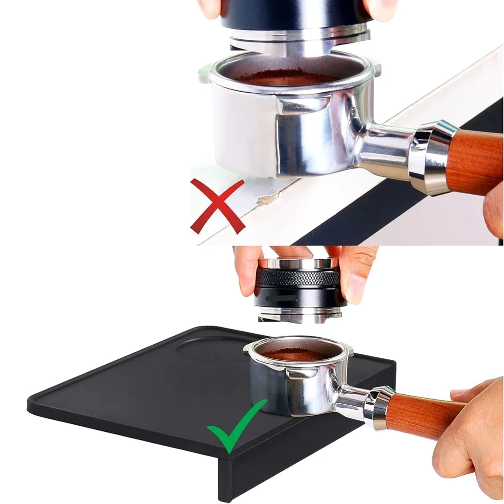 Espresso Tamper Corner Mat