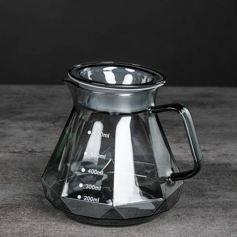 Glass Diamond Coffee Carafe