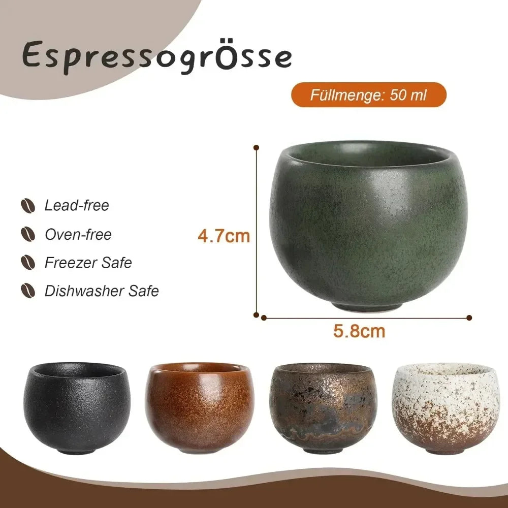 Handmade Ceramic Espresso Cups